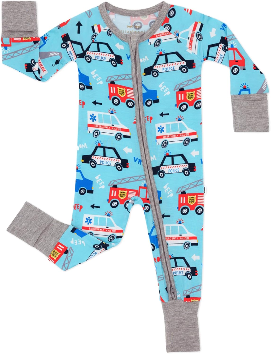Little Sleepies Pajamas for Baby Boys & Girls, Viscose from Bamboo Baby Pajamas, Preemie & Newborn Sleepers, 2-Way Zipper PJs