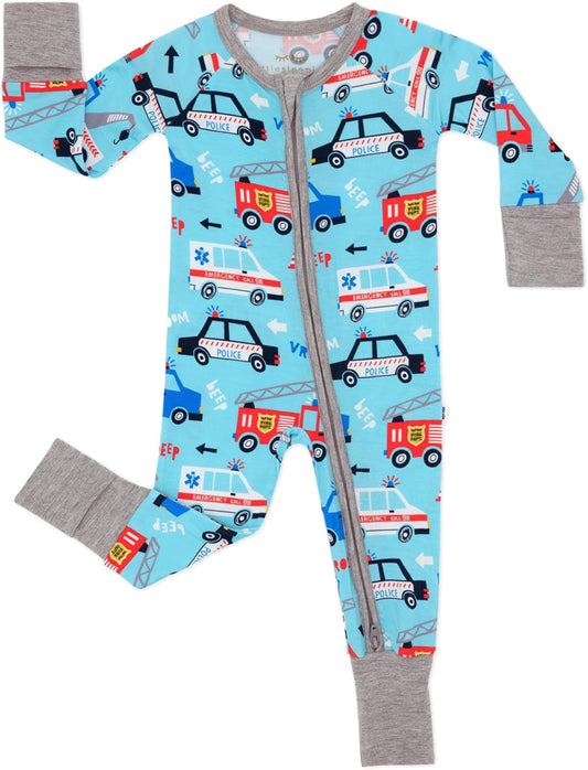 Little Sleepies Pajamas for Baby Boys & Girls, Viscose from Bamboo Baby Pajamas, Preemie & Newborn Sleepers, 2-Way Zipper PJs