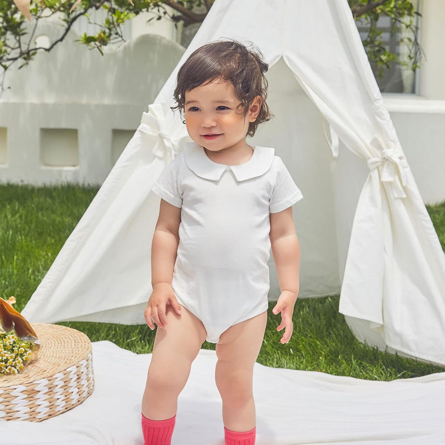 pureborn Baby Boys Girls Bodysuit Super Soft Cotton Romper 0-24 Months