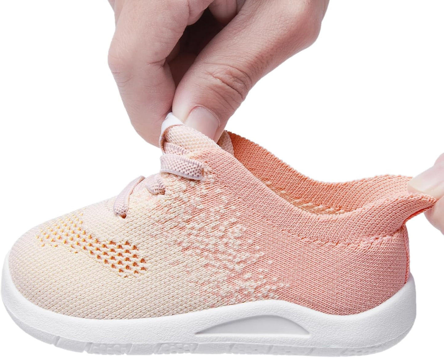 MORENDL Toddler Shoes Baby Walking Sock Shoes Infant Sneakers 0-4 Years Boy Girl Barefoot Tennis Shoe Non-Slip Brethable