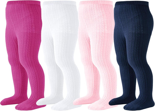 Mini angel Baby Tights Toddler Cable Knit Tights Cotton Warm Leggings Pantyhose Soft Stockings