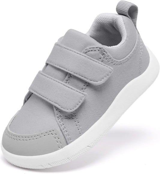 MORENDL Wide Toe Box Shoes Toddler Barefoot Shoes Baby Walking Shoe Boy Girl Non-Slip Zero Drop Minimalist Sneakers Comfort Tennis Outdoor Activities