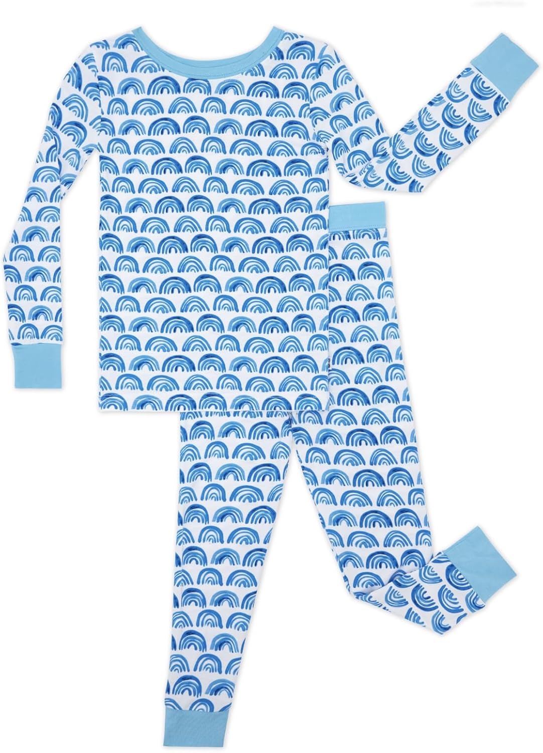 Little Sleepies Two-Piece Pajama Set for Boys & Girls, Soft Viscose from Bamboo Toddler Pajamas for Kids, Family Matching PJs