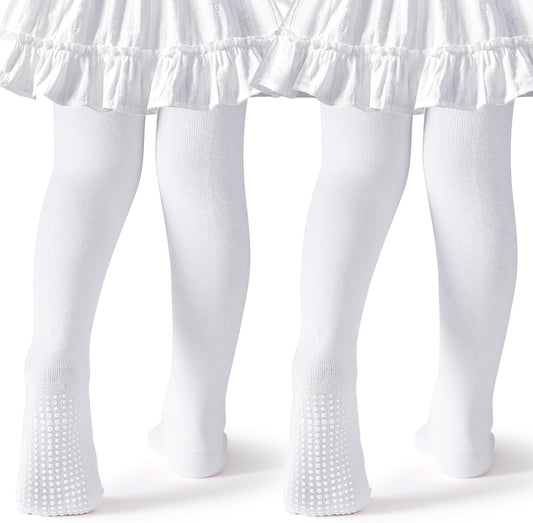 Baby Tights Non Slip Toddler Stockings Tights with Grippers Seamless Soft Cotton Knit Leggings Newborn