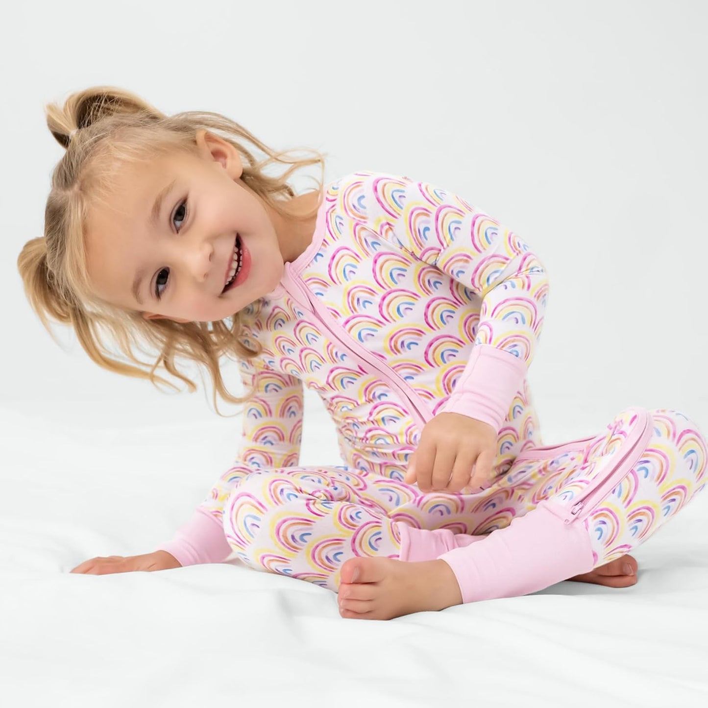 Little Sleepies Pajamas for Baby Boys & Girls, Viscose from Bamboo Baby Pajamas, Preemie & Newborn Sleepers, 2-Way Zipper PJs