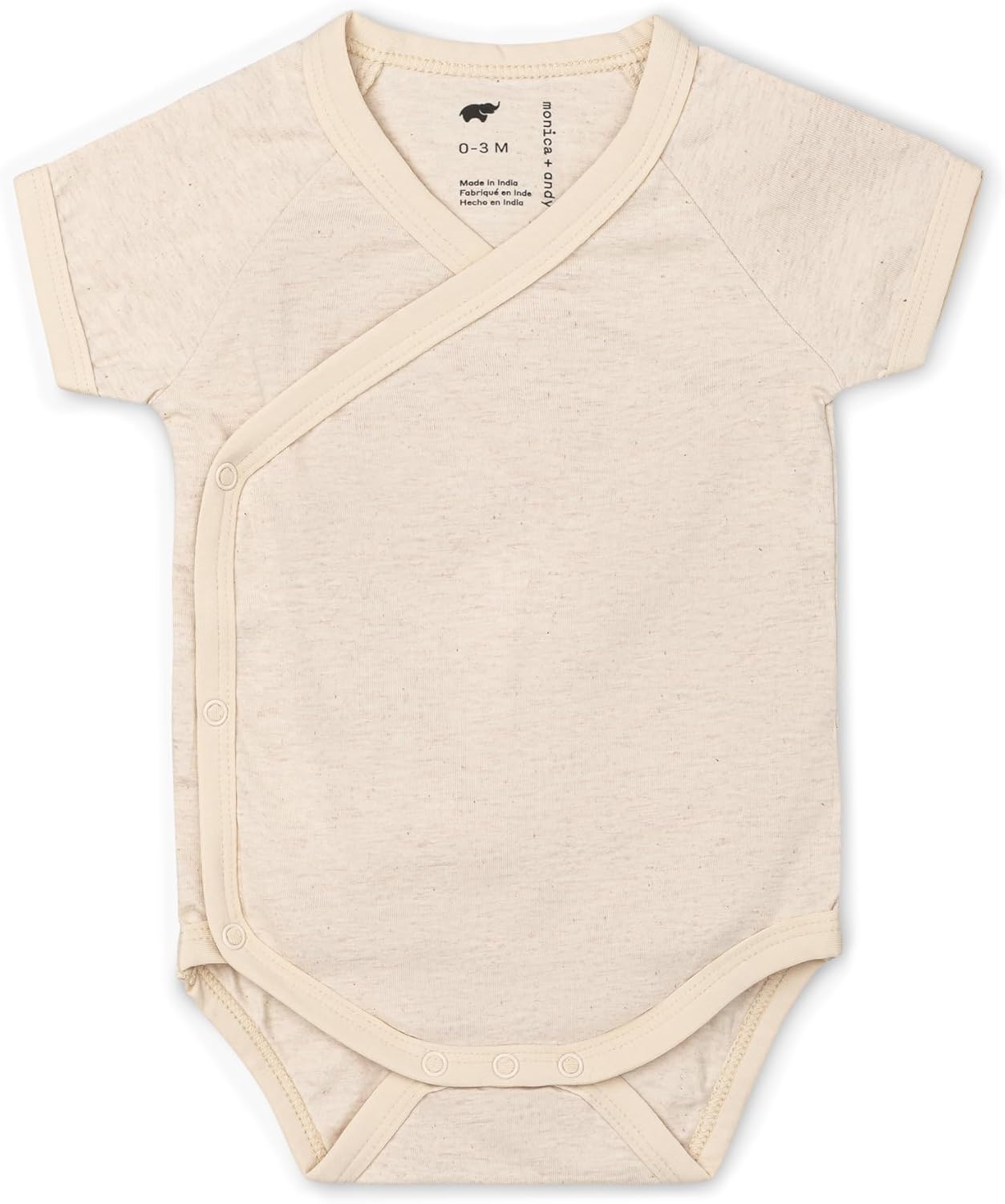 MONICA + ANDY Baby Organic Short Sleeve Lucky Bodysuit