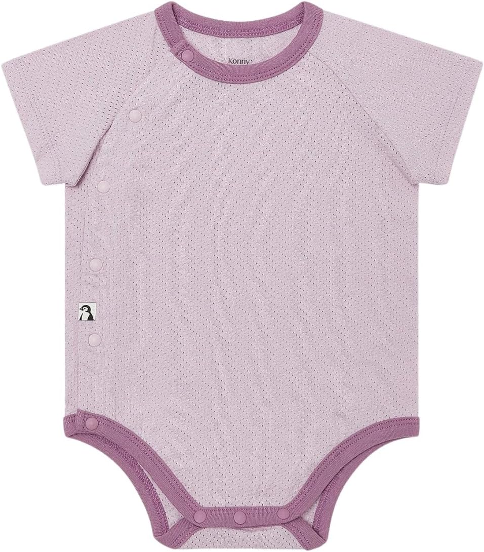 Konny Newborn Cotton Mesh Bodysuit Premium and Safe for New Moms: Baby Clothing for Stylish Comfort(0-12M)
