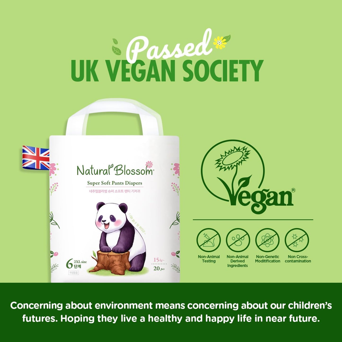 Pull-On Baby Diapers | Ultra-Slim, Hypoallergenic, Super Soft, Vegan | Size 6 (4T-5T, 33 lbs+) | 80 Count