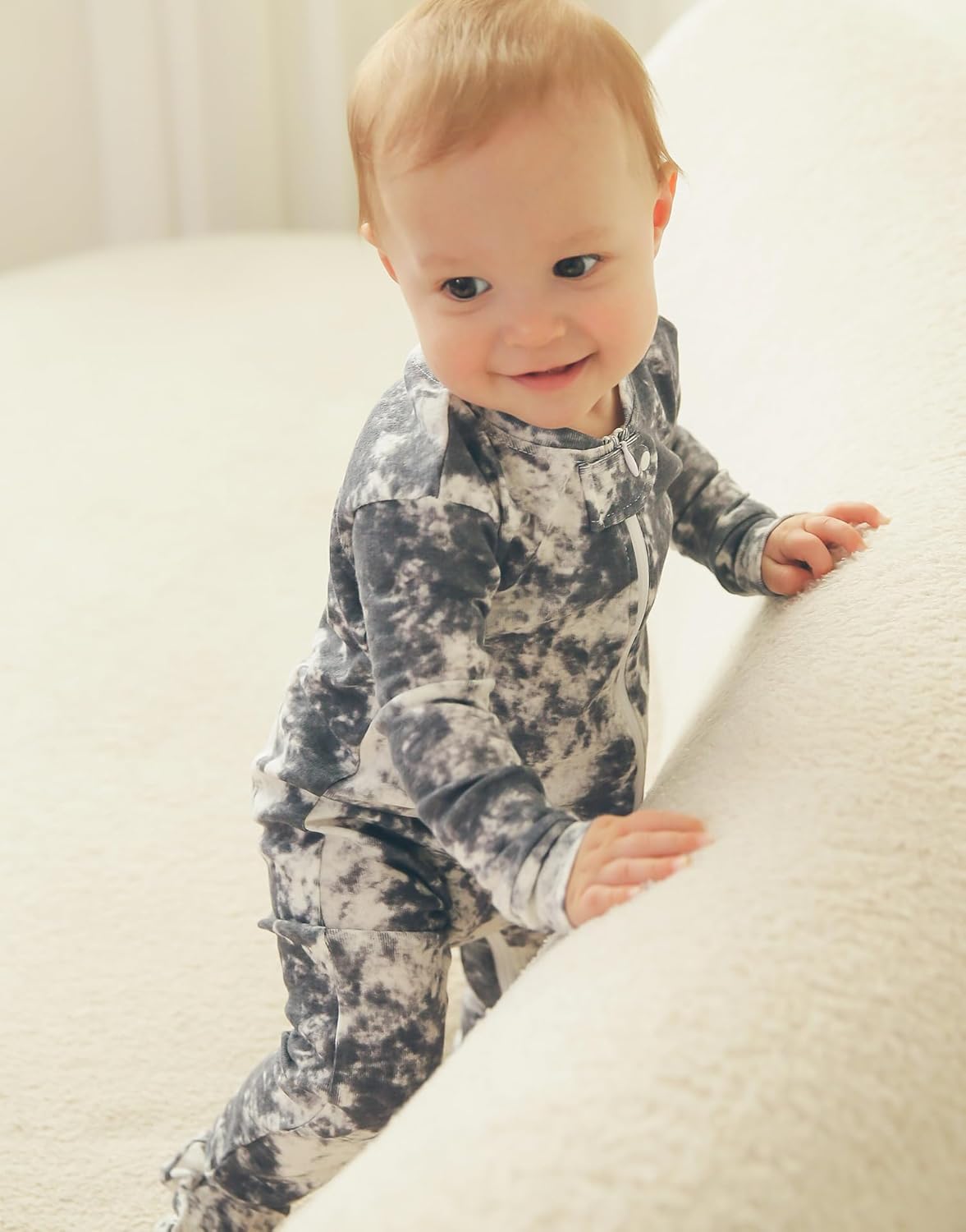 VAENAIT BABY Infant Toddler Boys Girls Footed Pajamas One-PIece Romper Sleep and Play 0M-2T