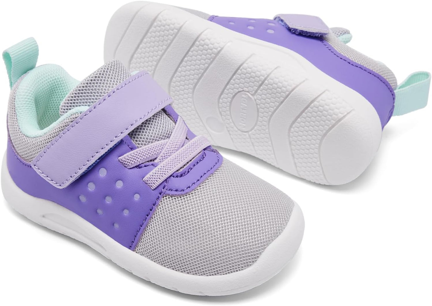 MORENDL Toddler Baby Shoes 0-4 Years Boy Girl Lightweight Breathable Non-Slip Sports Sneakers Running Walking Tennis Barefoot Shoes