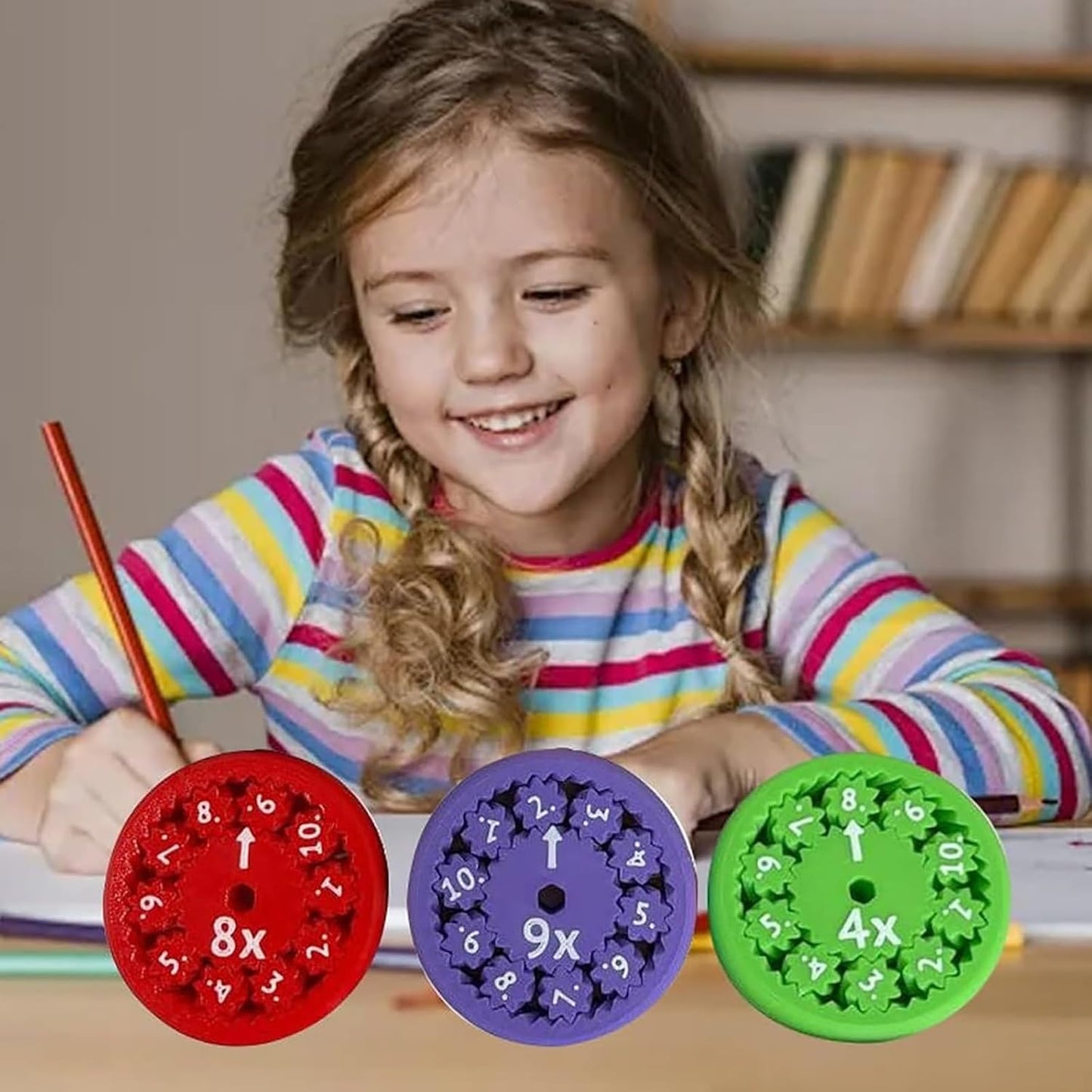 Math Fidget Spinners, Multiplication, Division are Used to Learn Arithmetic Educational Spinning Toys, Which are Intended for All Those Who are Restless (9 multiplication and division)