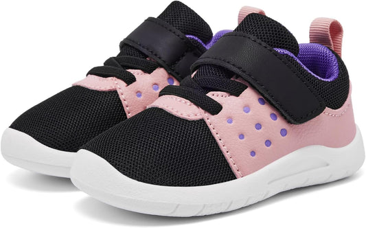 MORENDL Toddler Baby Shoes 0-4 Years Boy Girl Lightweight Breathable Non-Slip Sports Sneakers Running Walking Tennis Barefoot Shoes