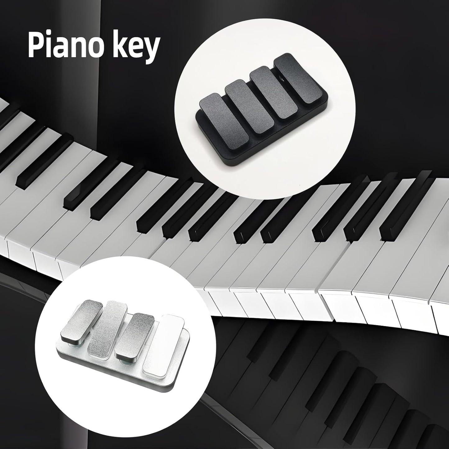 Premium Magnetic Metal Fidget Slider - EDC Haptic Clicker Stress Relief Toy for Adults, Anxiety & ADHD Relief, Pocket-Sized, Durable, Quiet Control, for Men & Women.(Black)