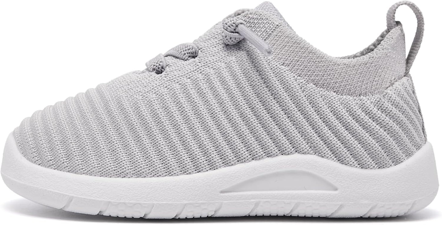 MORENDL Toddler Shoes Baby Walking Sock Shoes Infant Sneakers 0-4 Years Boy Girl Barefoot Tennis Shoe Non-Slip Brethable