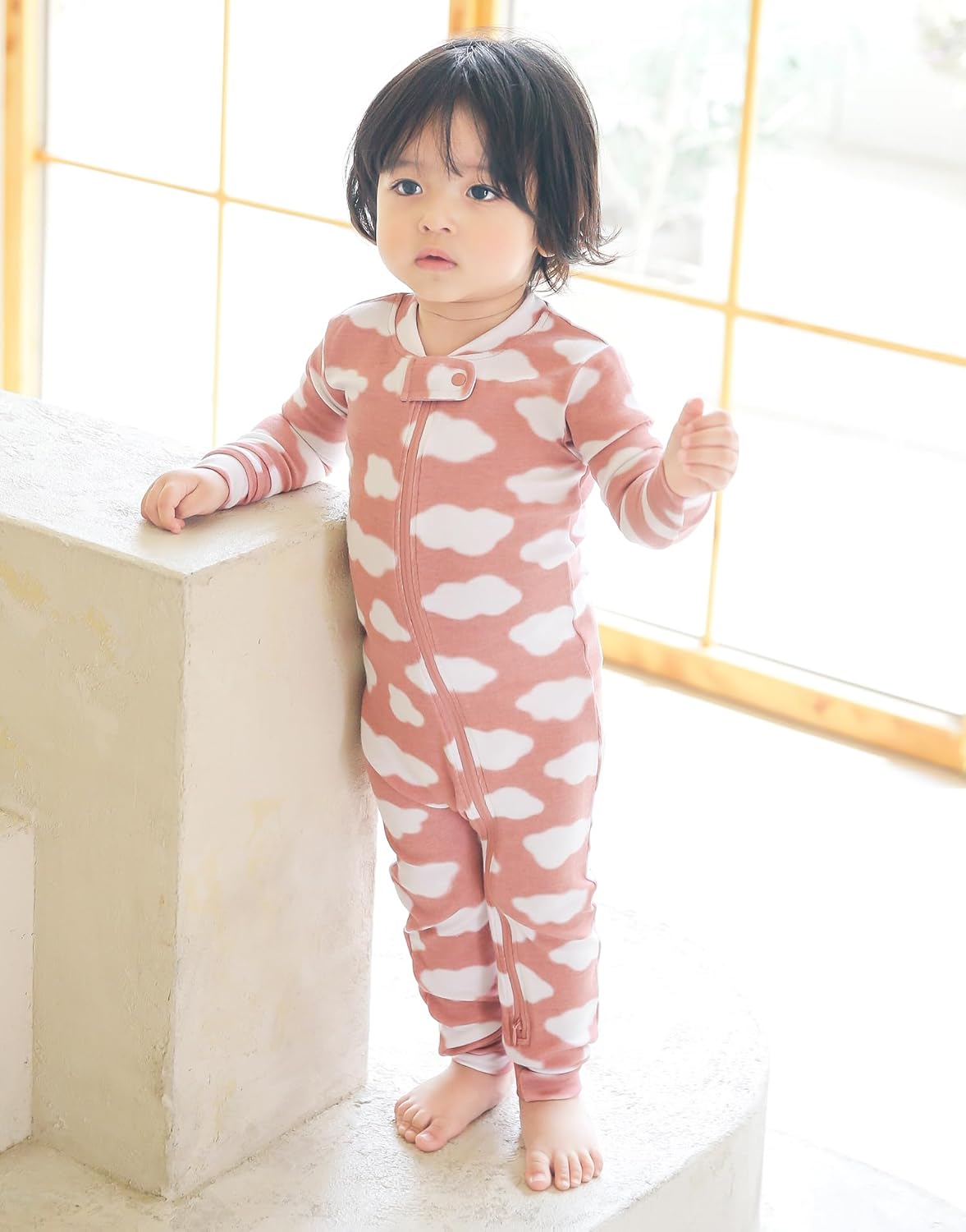 VAENAIT BABY Infant Toddler Boys Girls Footed Pajamas One-PIece Romper Sleep and Play 0M-2T