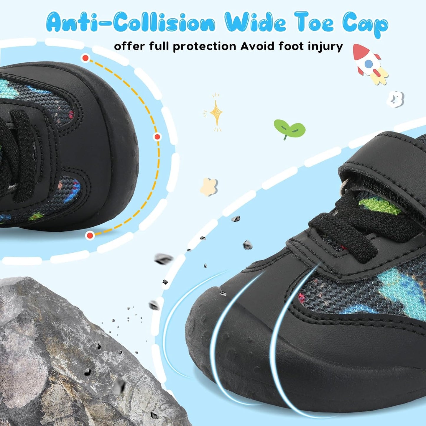 Scurtain Baby Shoes Boy Girl First Walking Shoe Infant Crib Breathable Sneakers Lightweight Barefoot Shoes for Babies