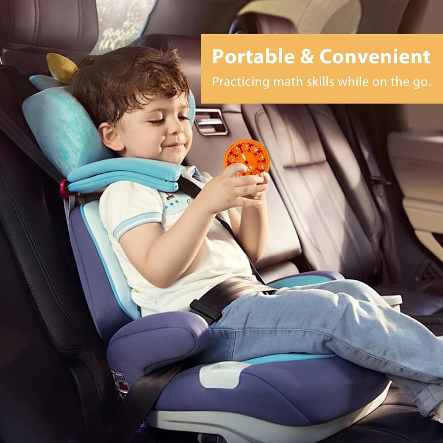 Math Fidget Spinners, Fun Math Toys - Helps Learn Math & Improve Memory, Multiplication Fidget Game for Classroom Homeschooling Counting Number