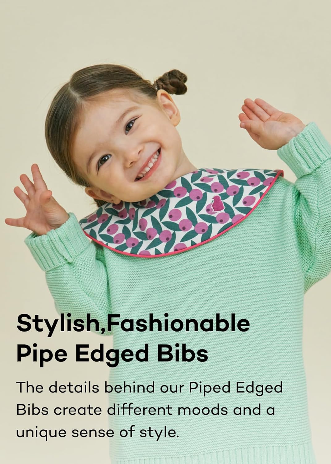 Konny Baby Bibs 5-Pack, 360 ° Rotate, Soft and Absorbent Bandana Drooling for Boys Girls baby Essentials