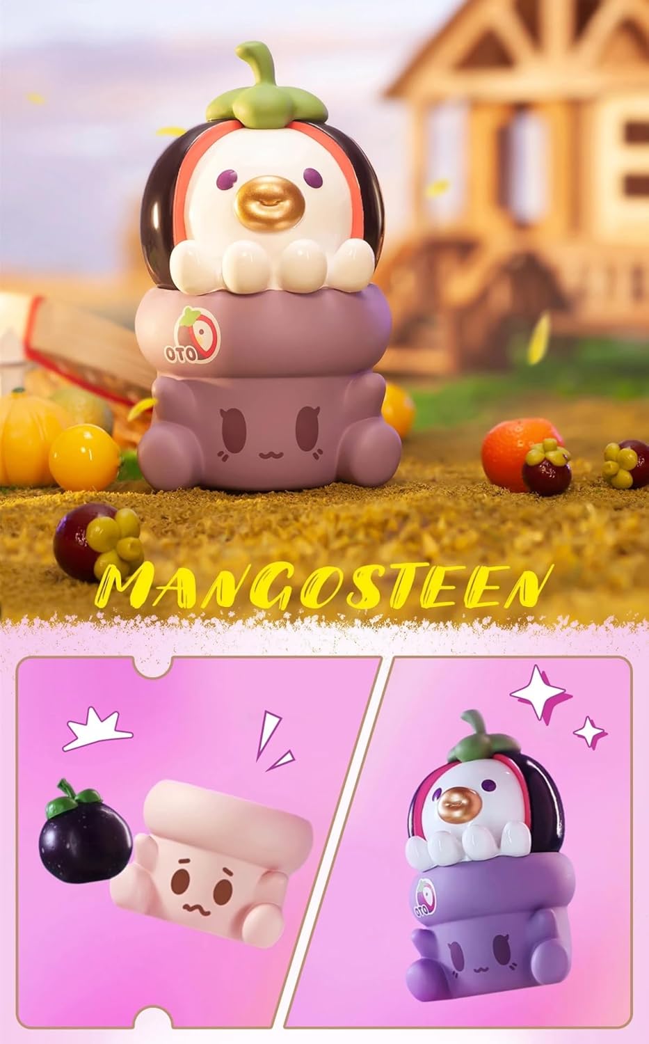 Penpot Hugging Vegetable Series Figures 8PCs Random Design Box Toys for Modern Home Halloween Decorations Indoor, Collectible Toy Set for Desk Accessories
