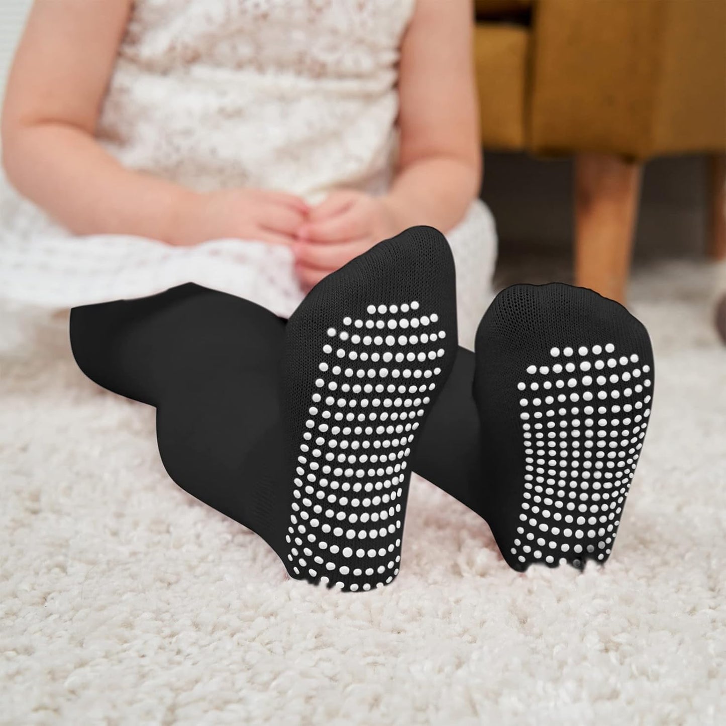 American Trends Baby Tights Non Slip Skid Baby Girl Tight Toddler Stocking Pants Cable Knit Infant Leggings