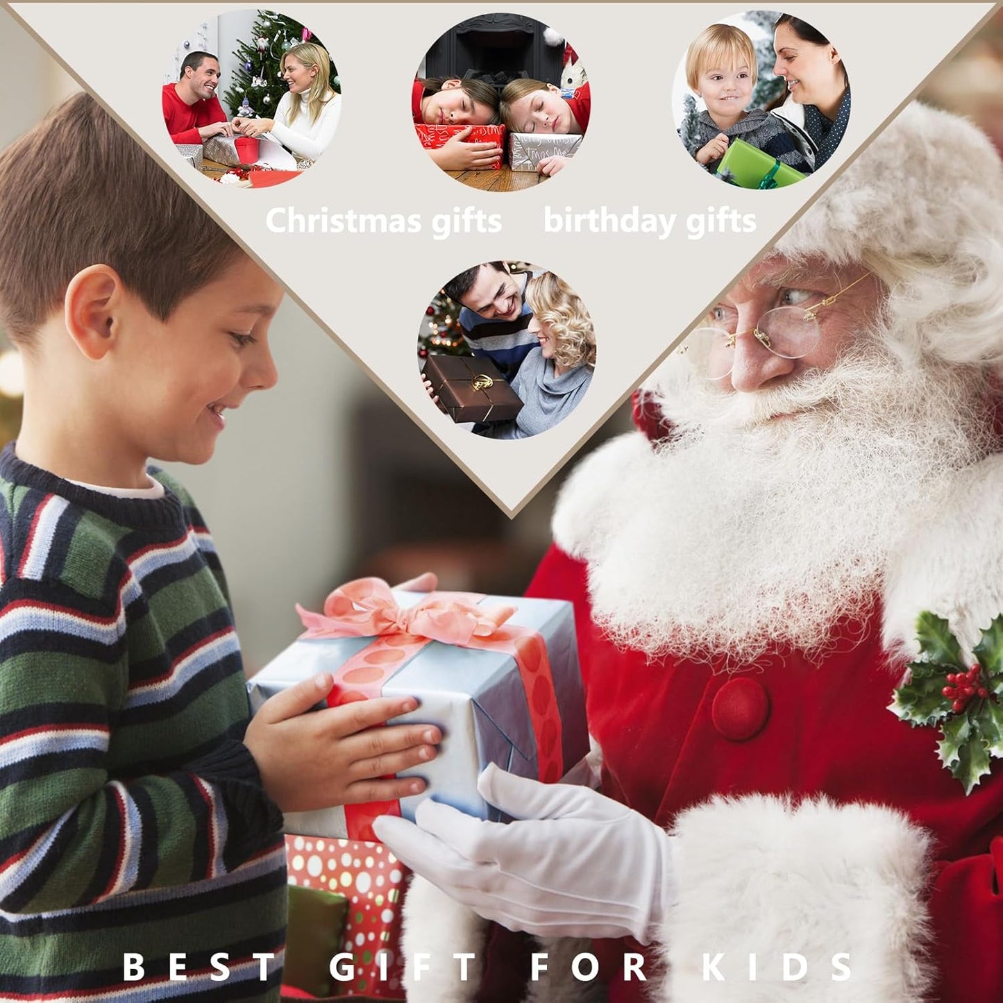 Transformable Fidget Spinners for Kids and Adults Stress Relief Sensory Toys for Boys and Girls Fingertip Gyros for ADHD Autism for Kids (Fidget Toys 4pc- Black)