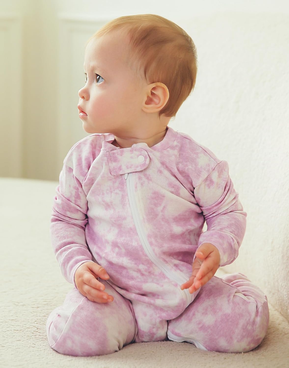 VAENAIT BABY Infant Toddler Boys Girls Footed Pajamas One-PIece Romper Sleep and Play 0M-2T