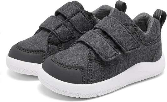 MORENDL Wide Toe Box Shoes Toddler Barefoot Shoes Baby Walking Shoe Boy Girl Non-Slip Zero Drop Minimalist Sneakers Comfort Tennis Outdoor Activities