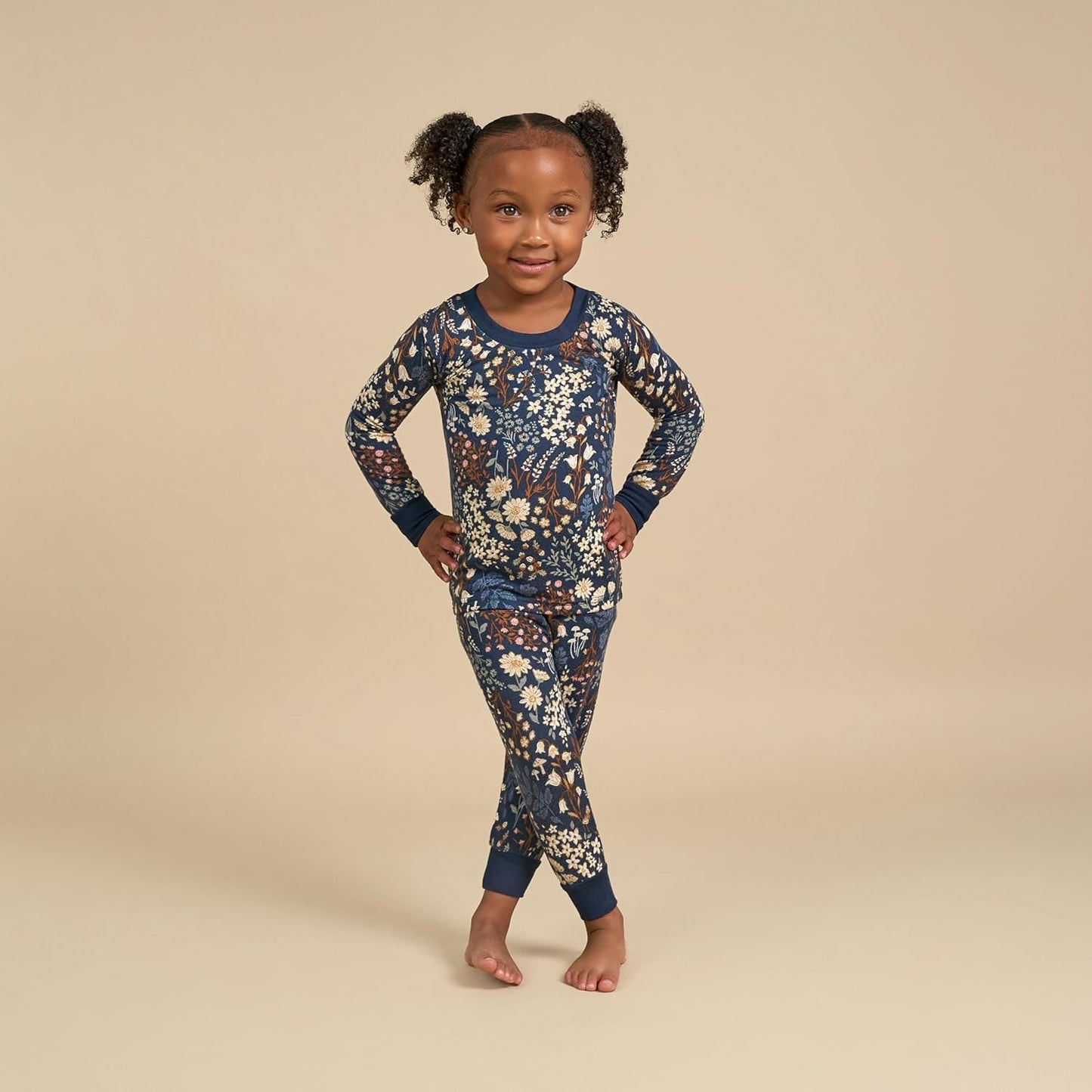 Modern Moments by Gerber Baby and Toddler Hacci Snug Fit 2-Piece Pajama Set