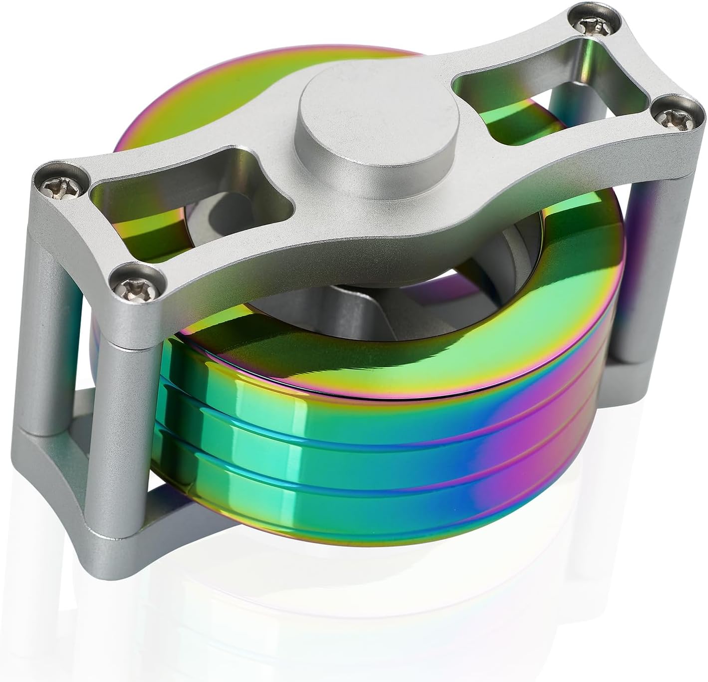 Desk-Kinetic-Toys Cool-Gadgets for Fidget: 20Mins Spinning-Tops, Cool-Stuff Figet Game for Adult Teen Children Kid, Optical-Illusion Stress Relief Gifts for Man Women Office School Home Christmas