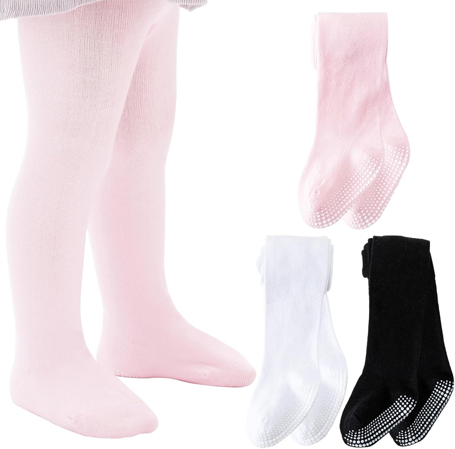 Mini angel Baby Tights Non Slip Baby Girl Tights Seamless Cotton Pantyhose Toddler Stockings Winter Warm Leggings Non-Skid