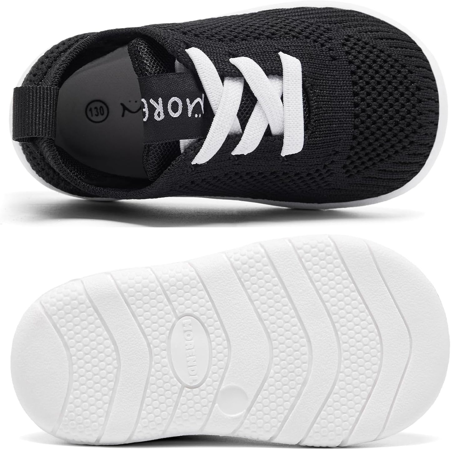 MORENDL Toddler Shoes Baby Walking Sock Shoes Infant Sneakers 0-4 Years Boy Girl Barefoot Tennis Shoe Non-Slip Brethable