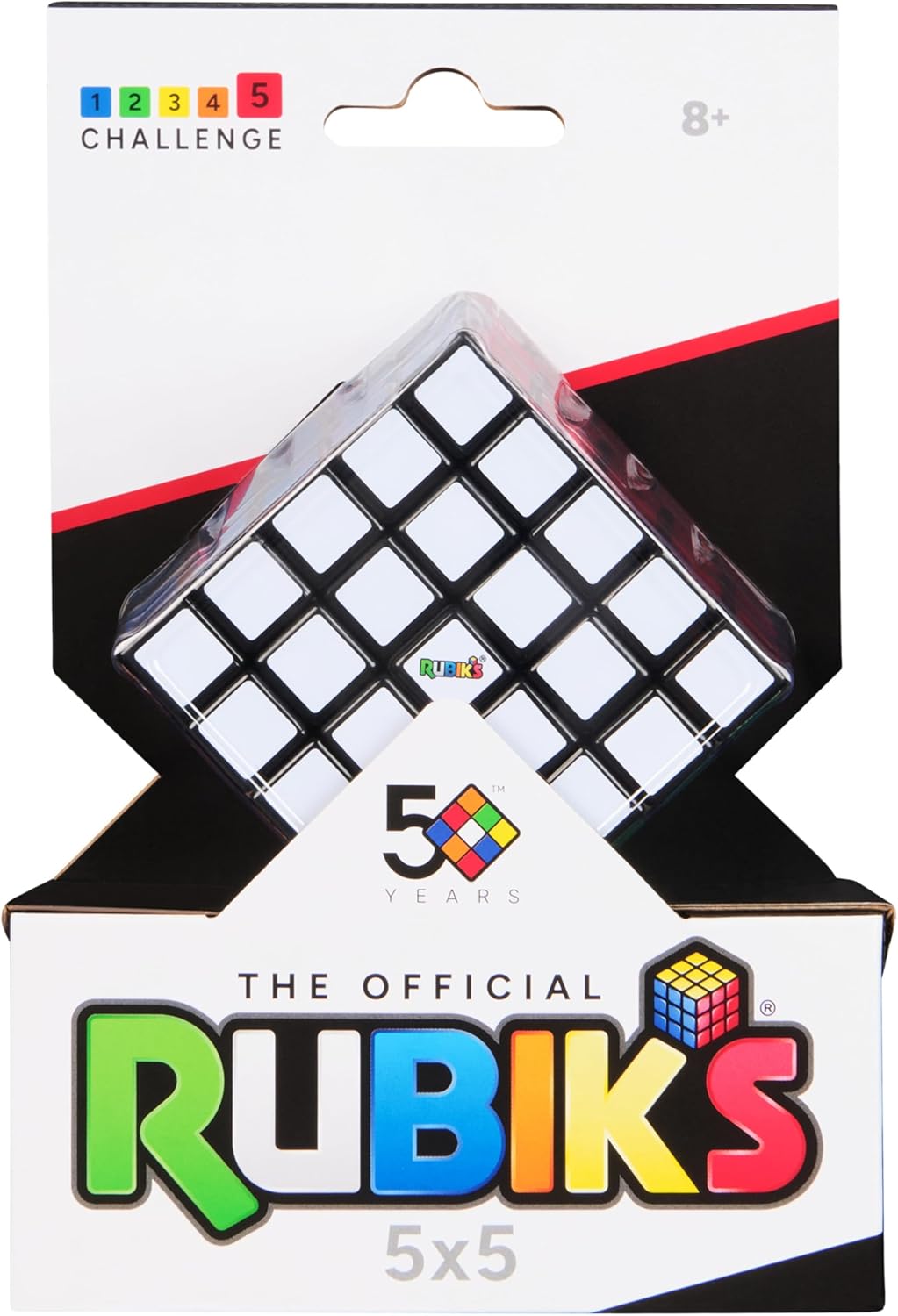 Rubik’s Professor, 5x5 Cube Color-Matching Puzzle Highly Complex Challenging Problem-Solving Brain Teaser Fidget Toy, for Adults & Kids Ages 8 and up
