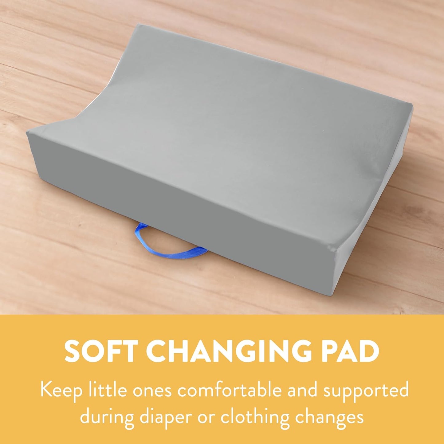 Contoured Changing Pad, Baby Essentials, Grey/Light Grey