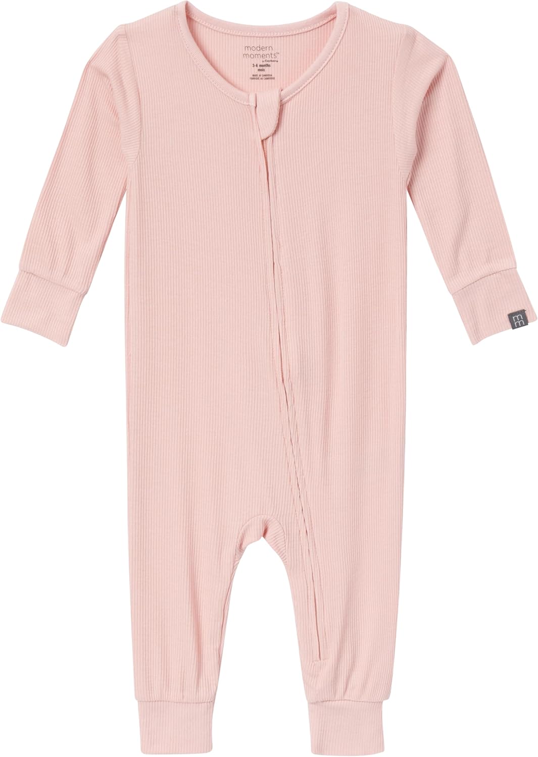 Modern Moments by Gerber Unisex Baby Viscose 2-Pack Footless Tight Fitting Pajamas