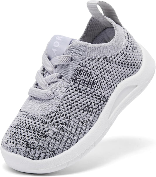 MORENDL Toddler Shoes Baby Walking Sock Shoes Infant Sneakers 0-4 Years Boy Girl Barefoot Tennis Shoe Non-Slip Brethable
