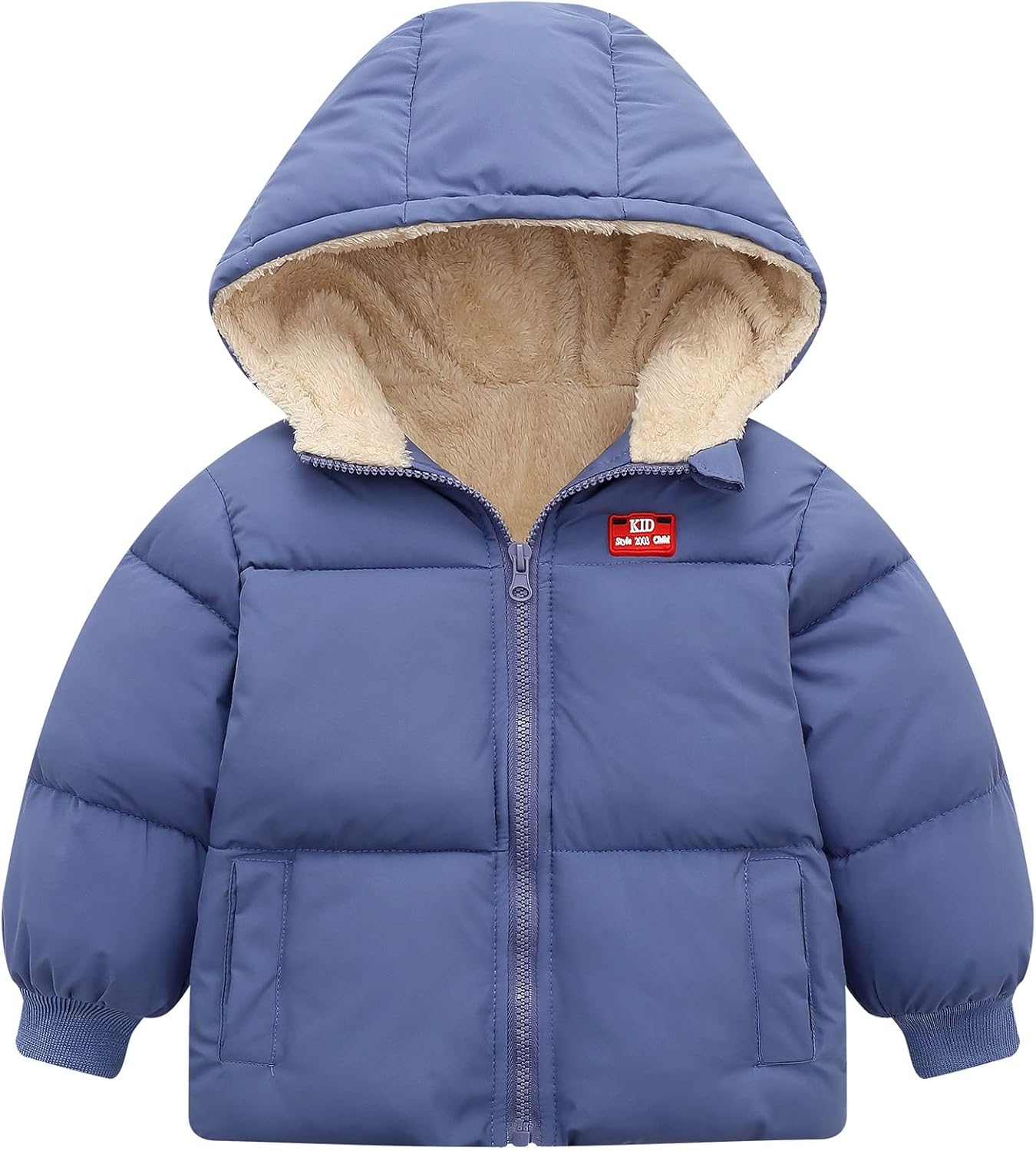 UNICOMIDEA Baby Winter Coat with Hooded Toddler Boys Girls Puffer Jackets for 12M-5T