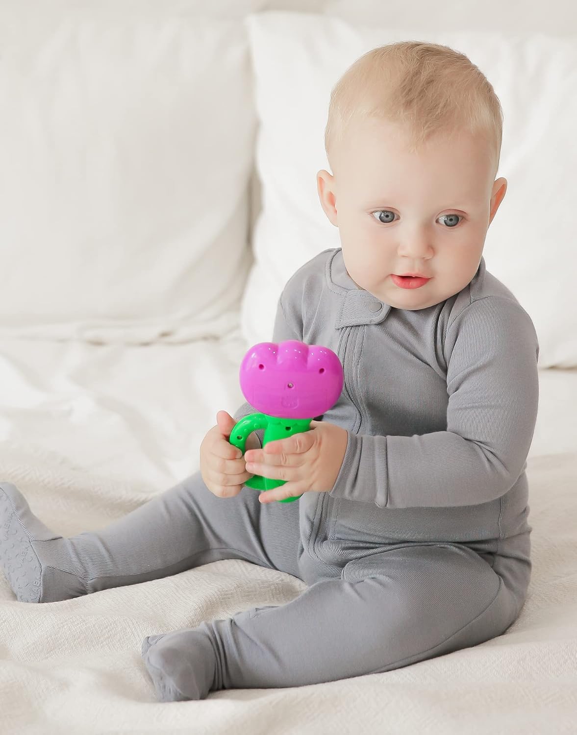 VAENAIT BABY Infant Toddler Boys Girls Footed One-Piece Sleep and Play Premium Modal Pajamas 1-2 Pieces