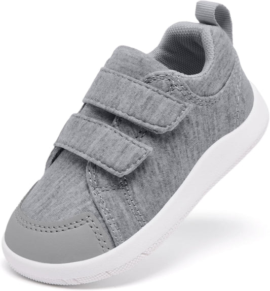 MORENDL Wide Toe Box Shoes Toddler Barefoot Shoes Baby Walking Shoe Boy Girl Non-Slip Zero Drop Minimalist Sneakers Comfort Tennis Outdoor Activities