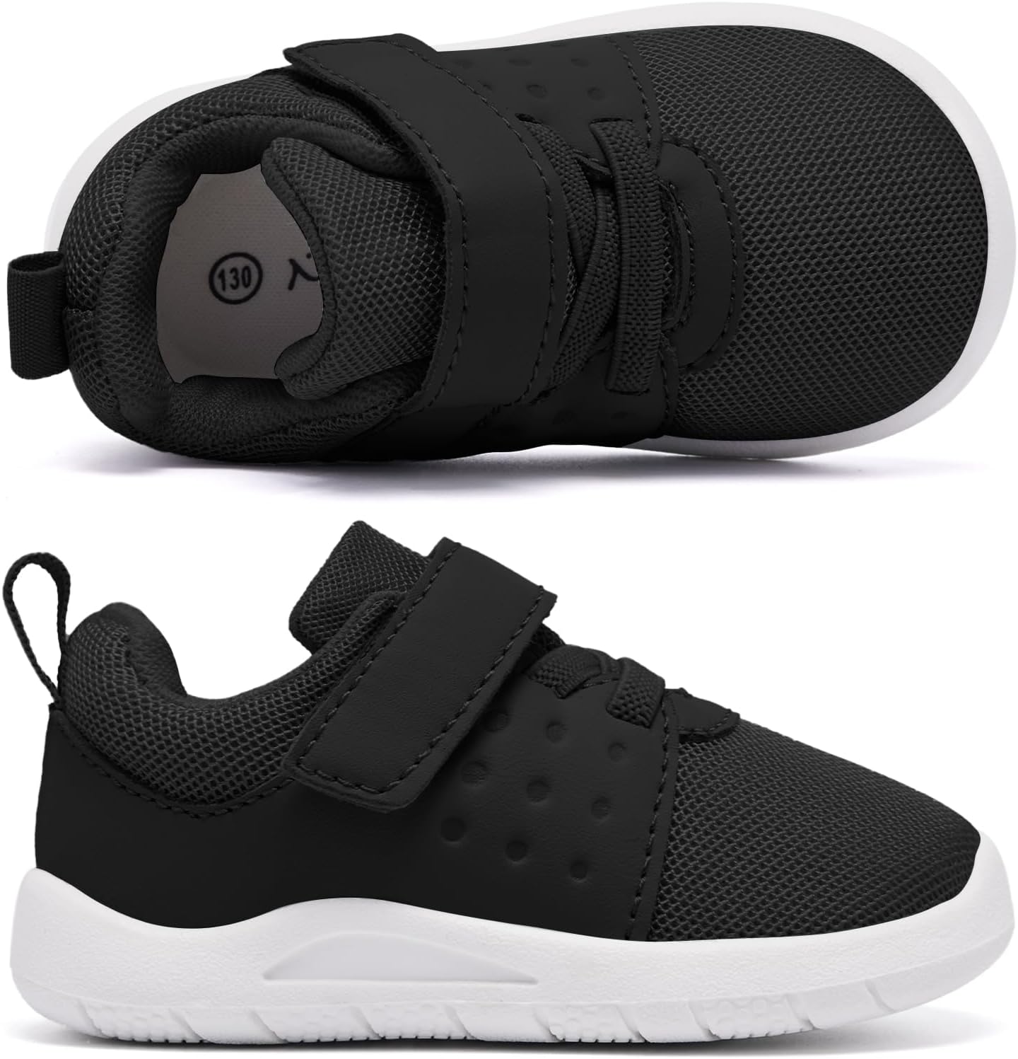 MORENDL Toddler Baby Shoes 0-4 Years Boy Girl Lightweight Breathable Non-Slip Sports Sneakers Running Walking Tennis Barefoot Shoes