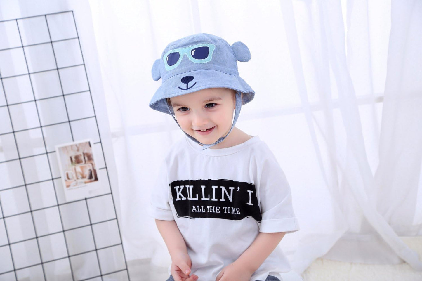 Kids Toddler Baby Boy Sun Hat Summer Bucket Hats with UPF 50+ UV Sun Protective