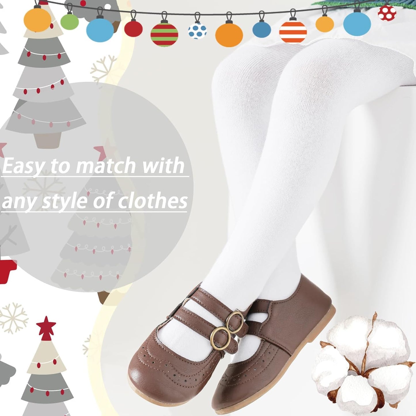 Mini angel Baby Tights Non Slip Baby Girl Tights Seamless Cotton Pantyhose Toddler Stockings Winter Warm Leggings Non-Skid