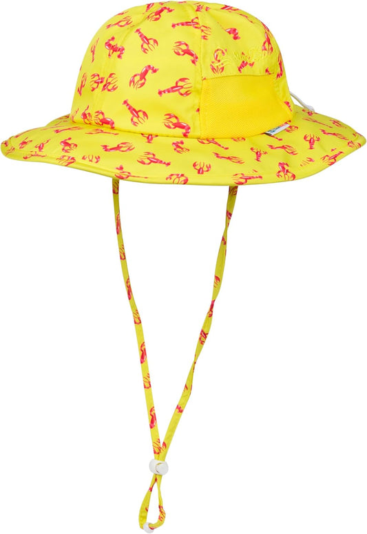 SwimZip Wide Brim Sun Hat | UPF 50+ Protection for Baby, Toddler, and Kids