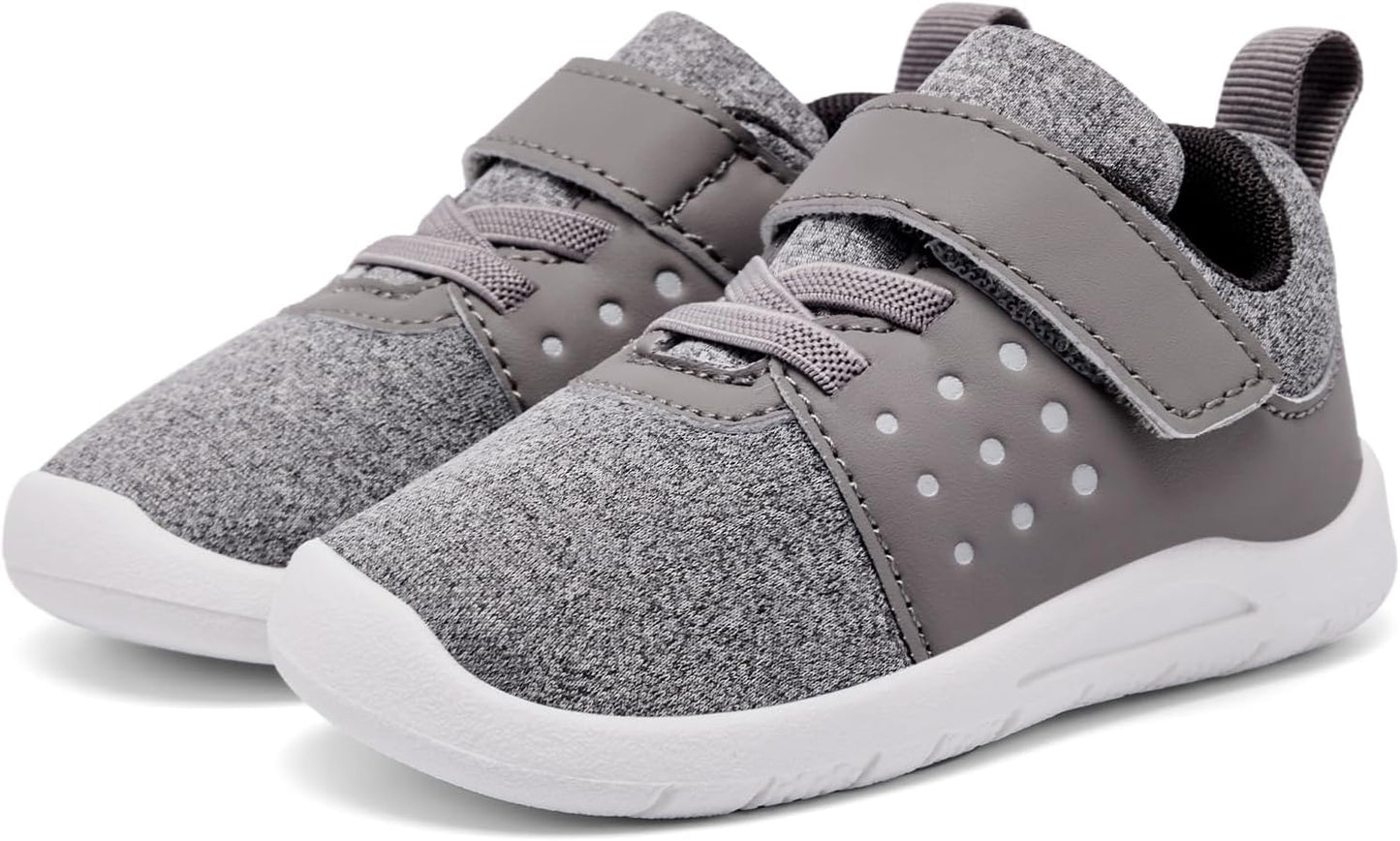 MORENDL Toddler Baby Shoes 0-4 Years Boy Girl Lightweight Breathable Non-Slip Sports Sneakers Running Walking Tennis Barefoot Shoes