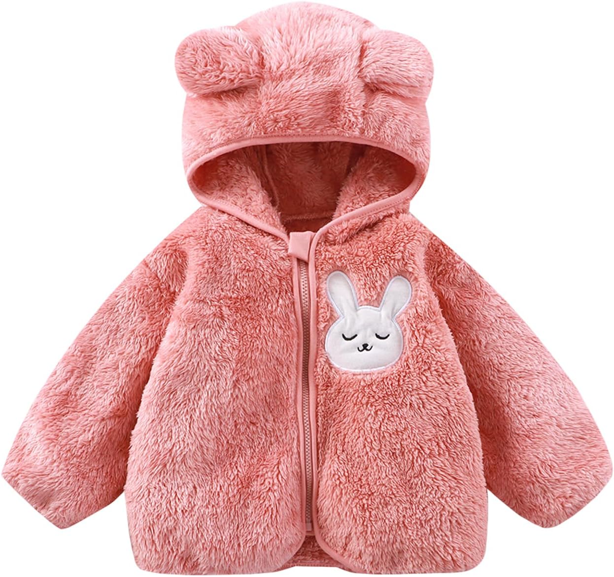 Baby Boy Winter Fleece Coat Toddler Girl Jacket Infant With Hood Panda Outerwear