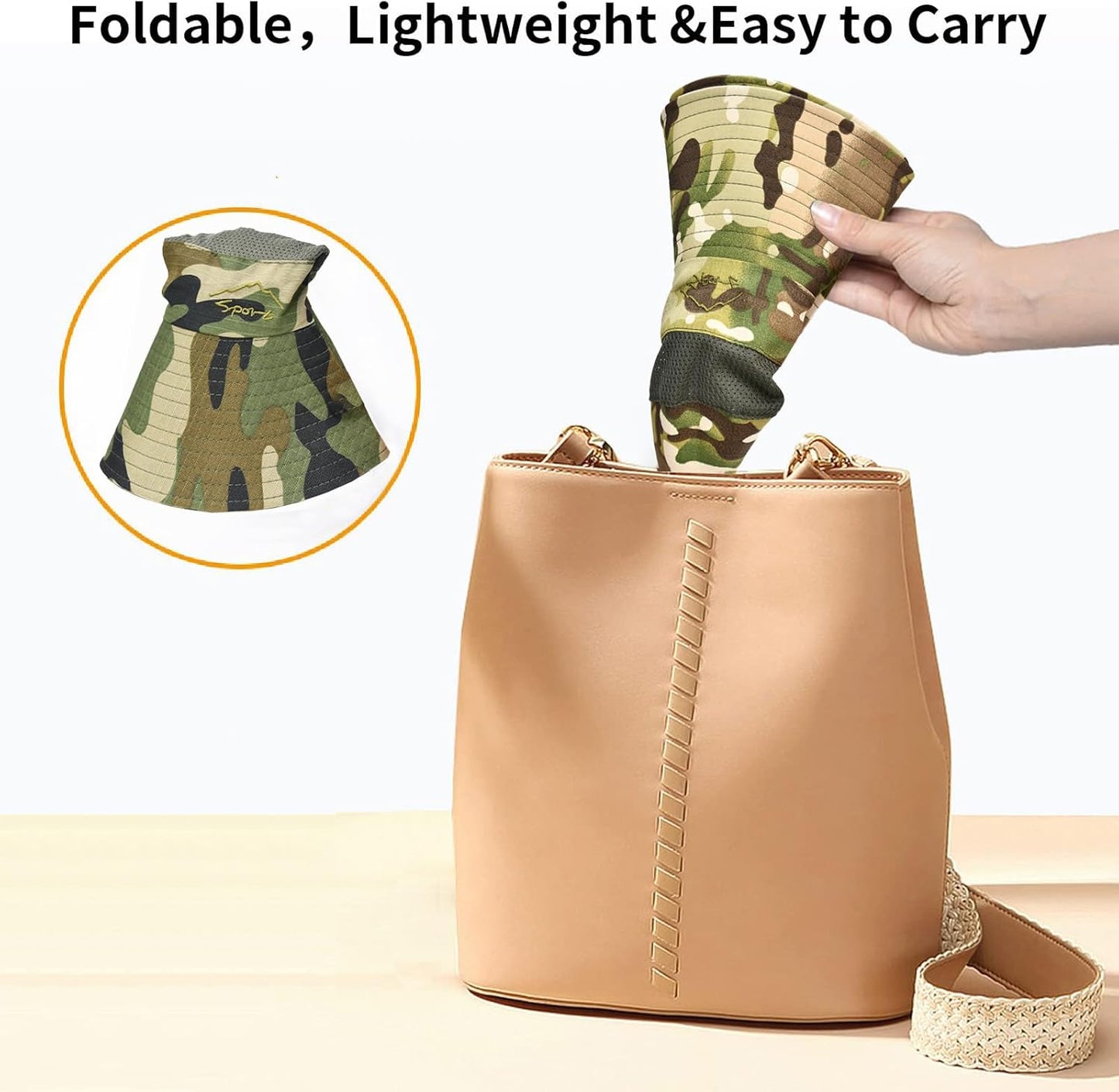 Sun Hats for Men Women Fishing Hat UPF 50+ Breathable Wide Brim Summer UV Protection Hat