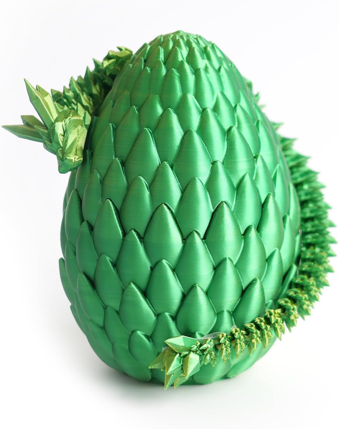 Easter Dragon Eggs 3D Printed Dragon Egg with Dragon Inside Articulated Crystal Dragon Fidget Toy Mystery Easter Suprise Home Office Decor Executive Desk Toys