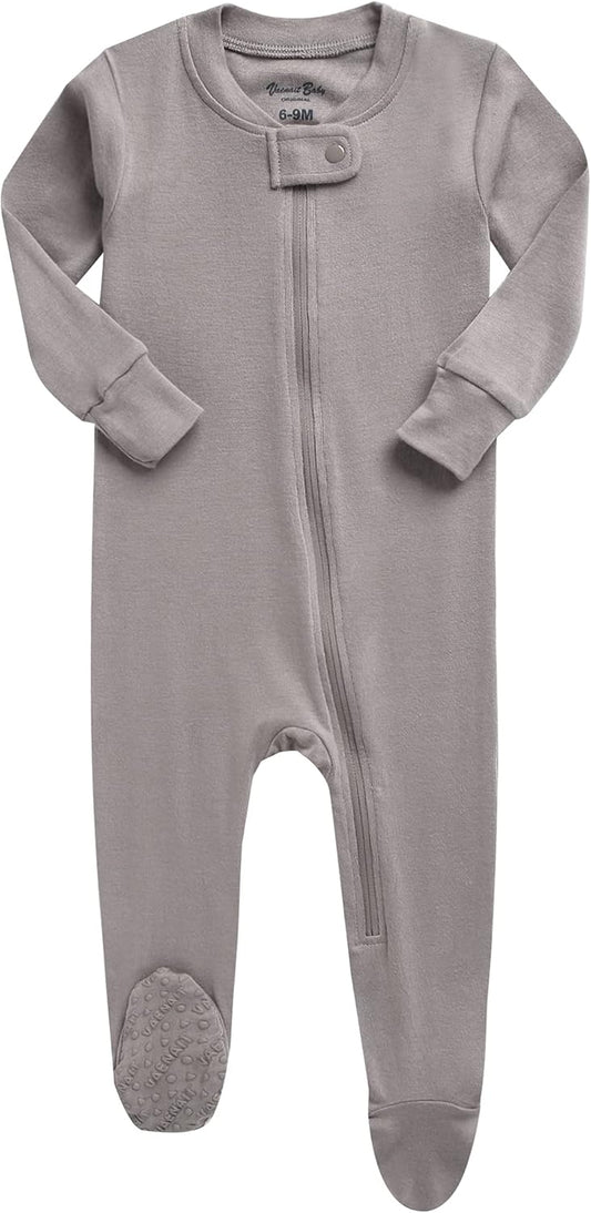 VAENAIT BABY Infant Toddler Boys Girls Footed One-Piece Sleep and Play Premium Modal Pajamas 1-2 Pieces