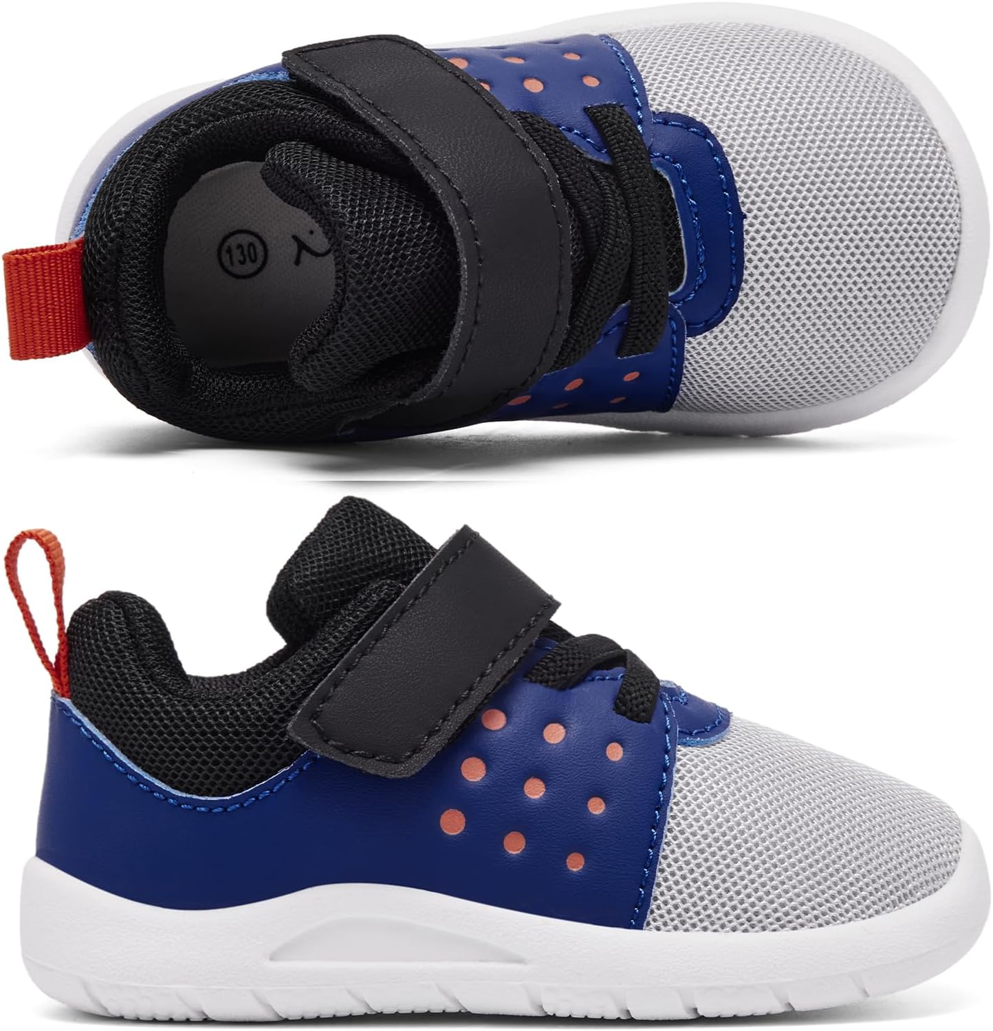 MORENDL Toddler Baby Shoes 0-4 Years Boy Girl Lightweight Breathable Non-Slip Sports Sneakers Running Walking Tennis Barefoot Shoes