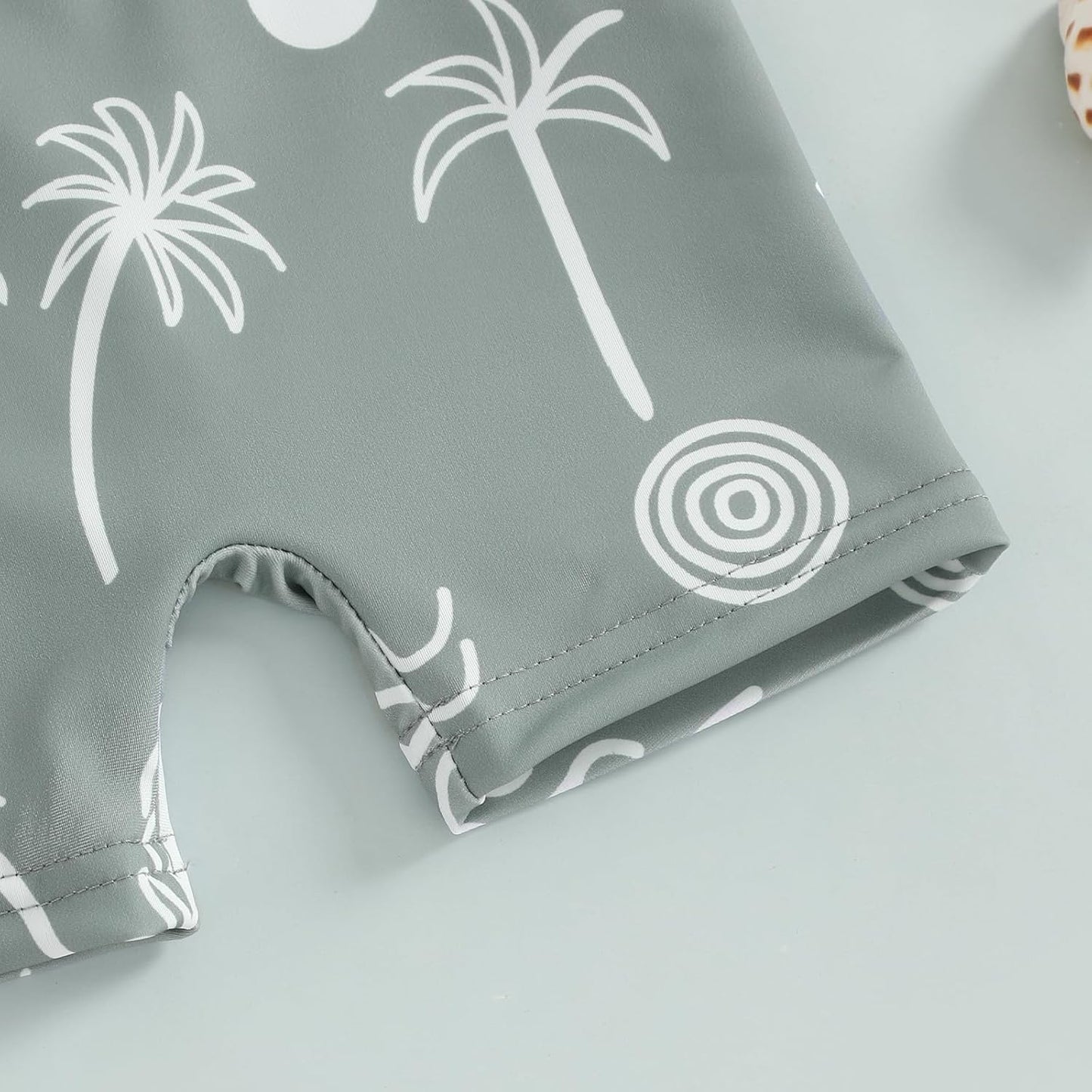 Hnyenmcko Baby/Toddler Boy Rash Guard Swimsuit Long Sleeve One Piece Zipper Swimwear Sunsuit Infant Bathing Suit Beachwear