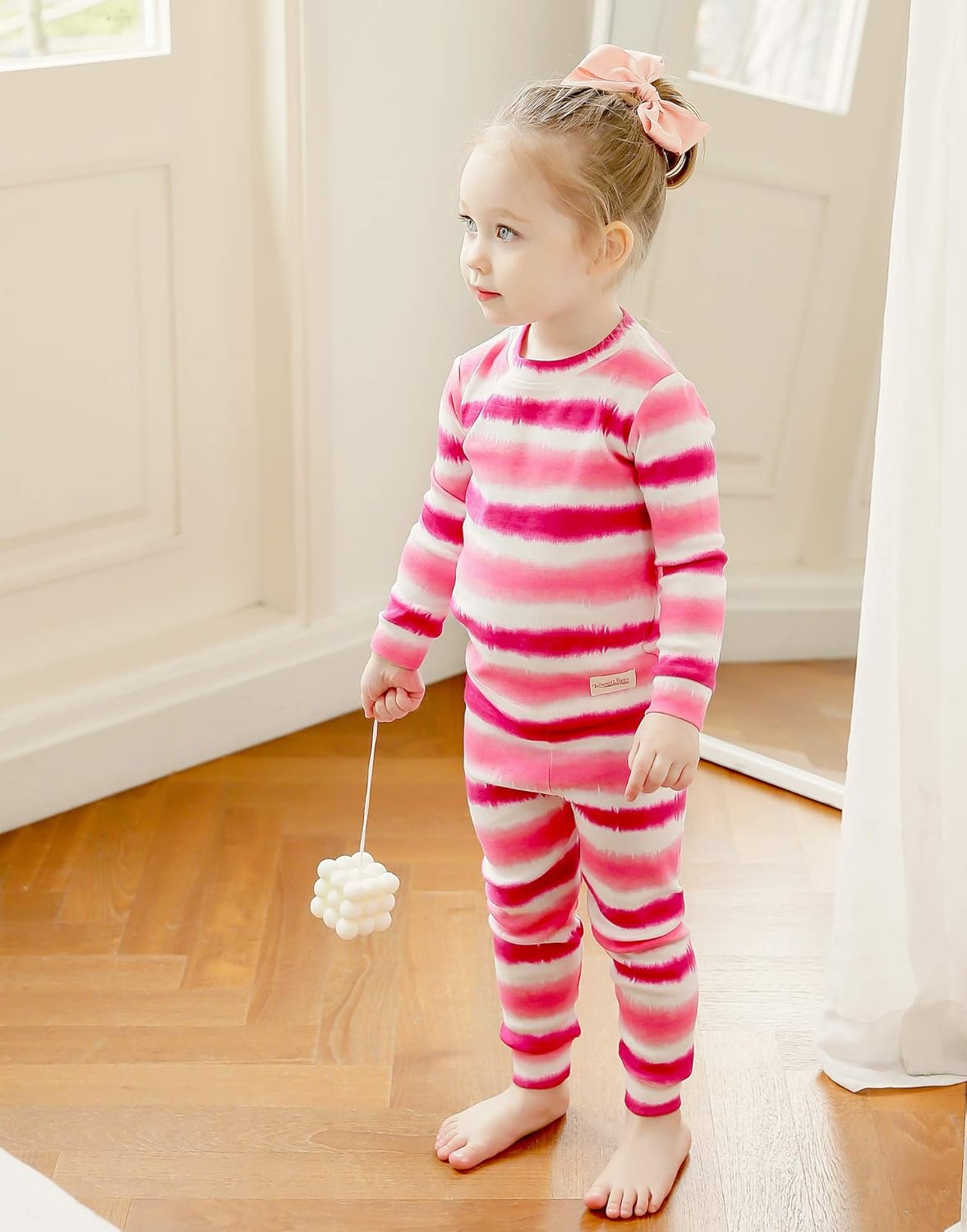 VAENAIT BABY 12M-12Y Toddler Kids Boys Girls 100% Cotton Marbling Tiedye Sung Fit Sleepwear Pajamas 2pcs Pjs Set